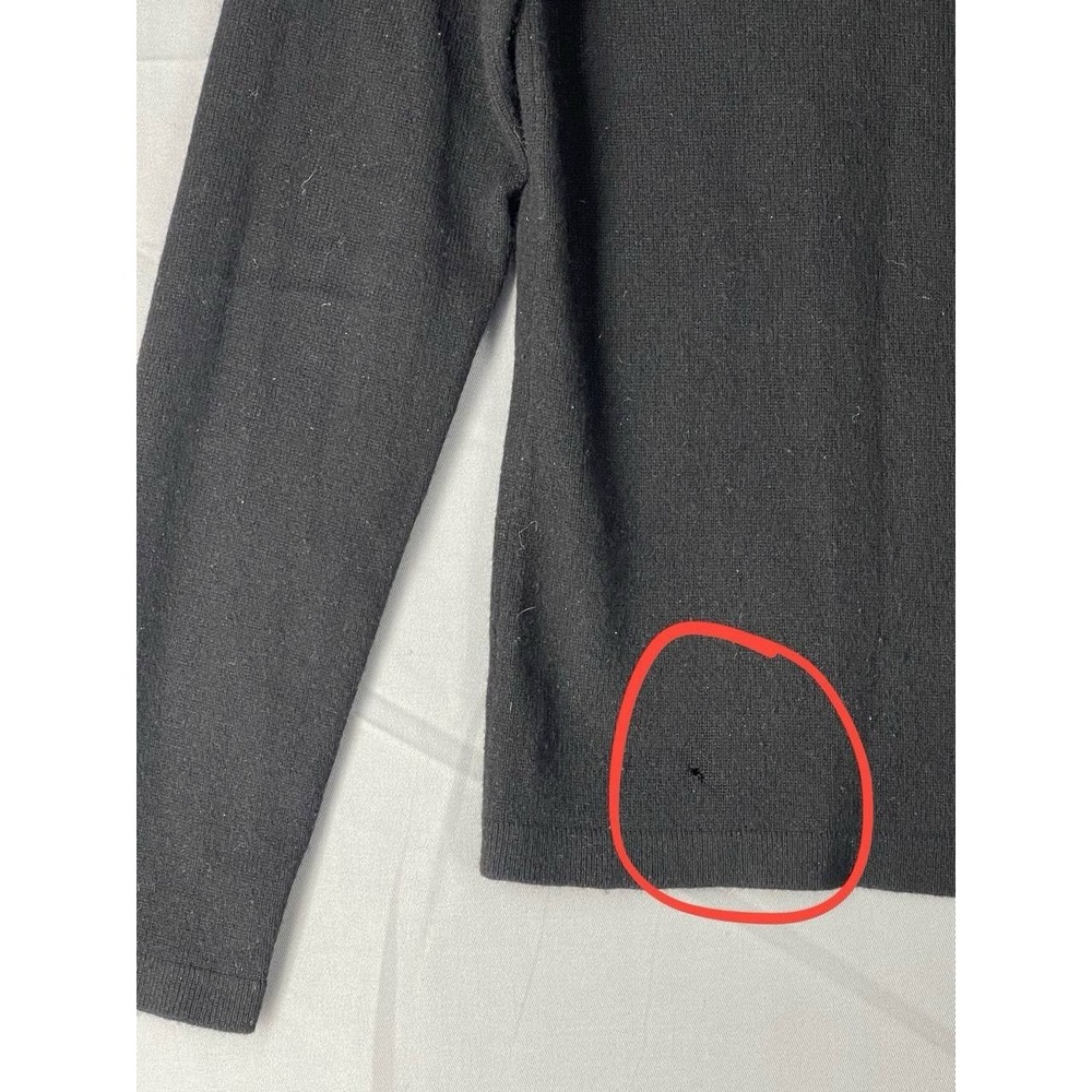 Banana Republic Women's Black 100% Cashmere V-Neck Cardigan Sweater Sz S Soft - Picture 6 of 8